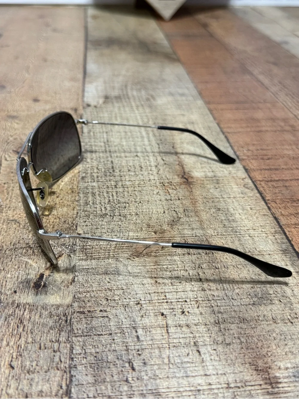 Ray-Ban RB3267 Silver with Grey Fade Lens 64mm Sunglasses These may have some mi